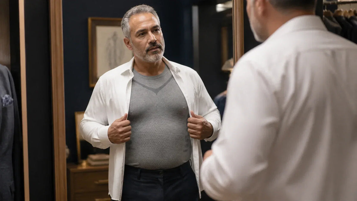 How Should a Dress Shirt Fit a Man With a Belly ?