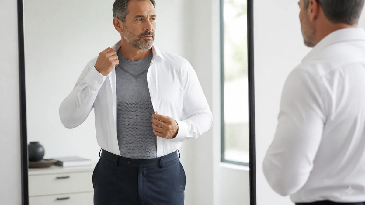 What to Wear Under a White Dress Shirt